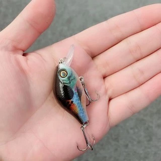 Syfishing เหยื่อตกปลา สีสันสดใส 5.2 ซม. เหยื่อตกปลา แบบลอยน้ํา 8.5 กรัม