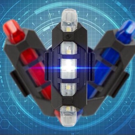 ไฟท้ายจักรยานเสือภูเขา ไฟเตือน ชาร์จ USB กันน้ํา