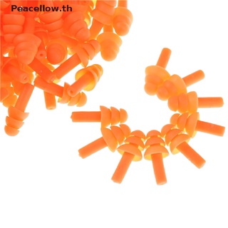 【Peacellow】จุกอุดหูซิลิโคน ป้องกันเสียงกรน สวมใส่สบาย สําหรับนอนหลับ 12 ชิ้น【TH】