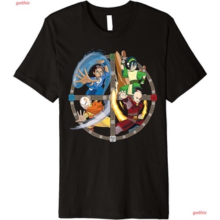 เสื้อยืดยอดนิยม Avatar: The Last Airbender All Characters Premium T-Shirt Short sleeve T-shirts