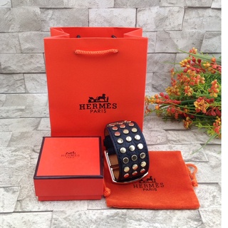 กำไลหนัง Hermes เครื่องประดับ งานสวย