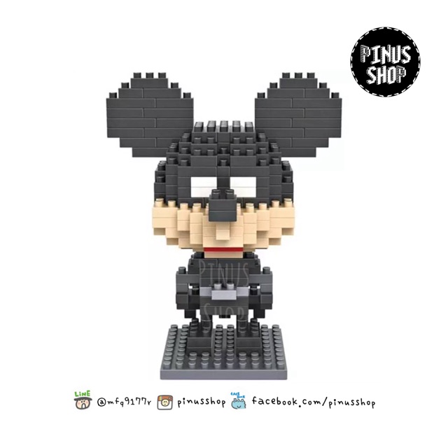 Lego nano block Wisehawk Mickey Mouse Cosplay Super hero Bat man Size M ❤️ ตัวต่อ เลโก้นาโนบล็อค มิกกี้เม้าส์ แบทแมน