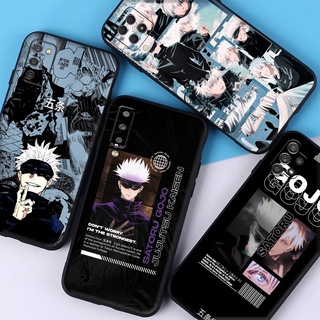 เคสโทรศัพท์มือถือ ซิลิโคน ลายอะนิเมะ Jujutsu Kaisen Gojo Satoru สําหรับ Samsung Galaxy S7 S8 S9 S10 S10E Note 20 Ultra Lite Plus LK23