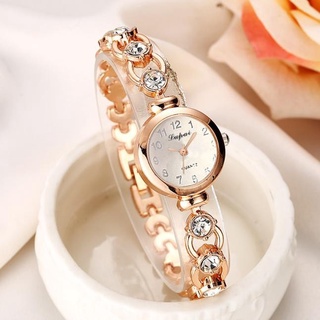 Reloj Mujer Montre Femme นาฬิกาข้อมือควอทซ์ สายสแตนเลส หรูหรา สําหรับผู้หญิง #916