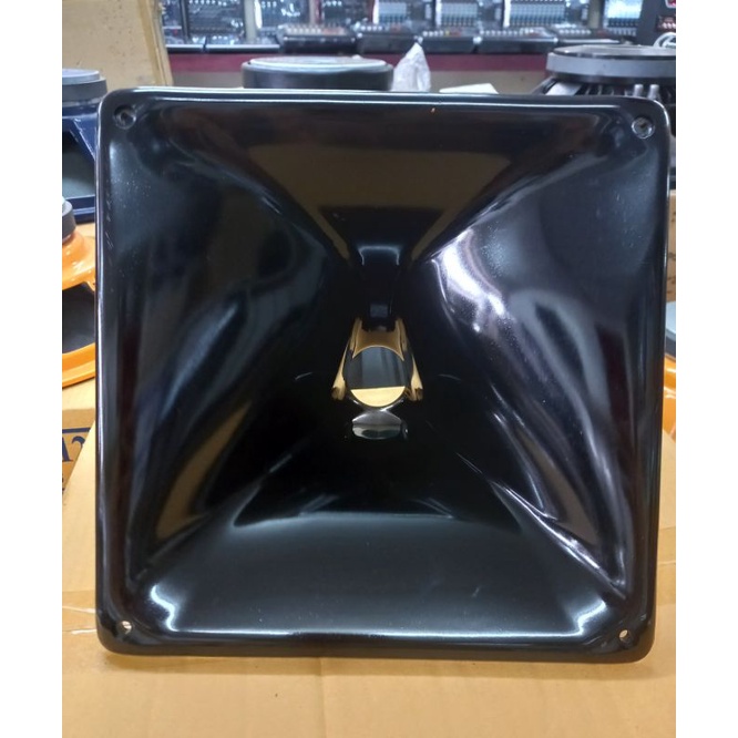 ปากเสียงแหลม10×10นิ้ว พลาสติก เเบบยึดน๊อต คอ2นิ้ว ใส่ยูนิค D750 ได้