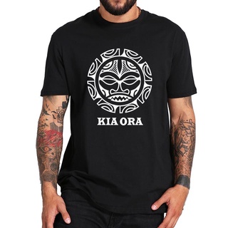 เสื้อยืด ผ้าฝ้าย 100% พิมพ์ลายสัญลักษณ์ Maori Zealand คุณภาพสูง สําหรับคู่รักSize S-5XL