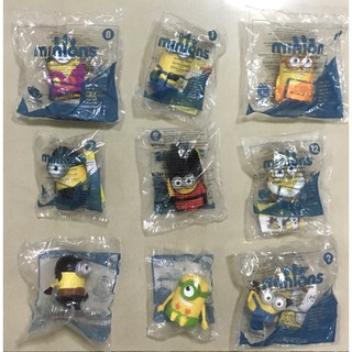 McDonalds Minion Happy Meal toys 2015 นำเข้าต่างประเทศ **แถมสติกเกอร์ minions mcหรือใบปลิวทุกคำสั่งซื้อ