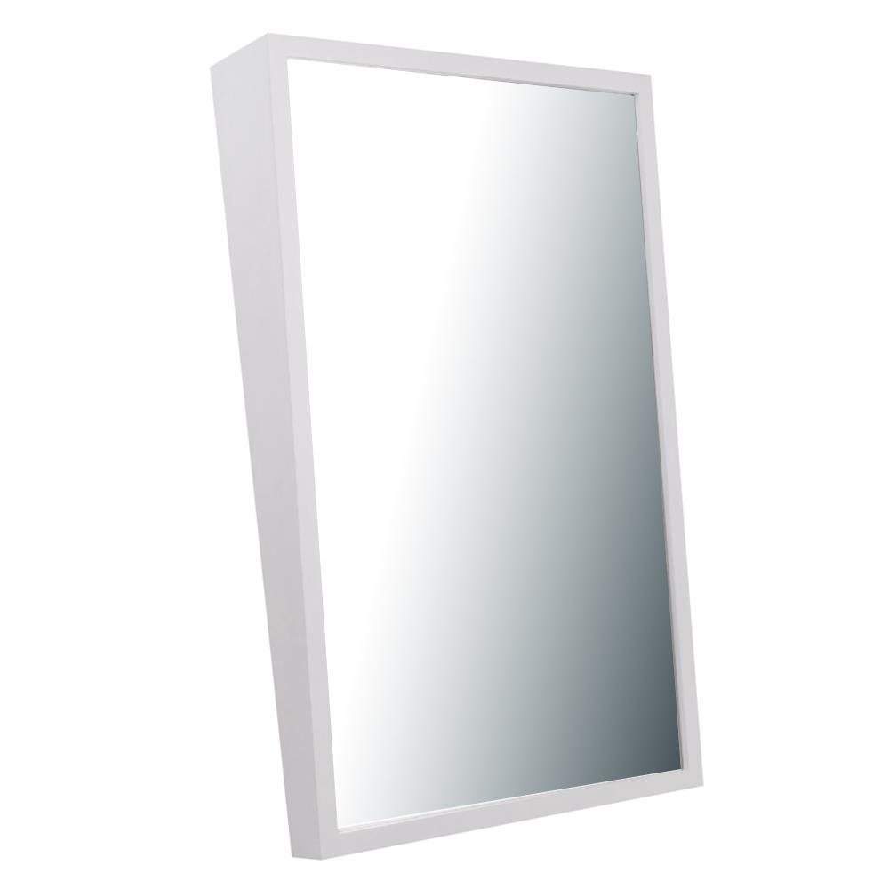 กระจกมีขอบ กระจกเงากรอบไม้ MOYA HP06 55x85 ซม. กระจกห้องน้ำ ห้องน้ำ DECORATIVE BATHROOM MIRROR WITH WOODEN FRAME MOYA HP