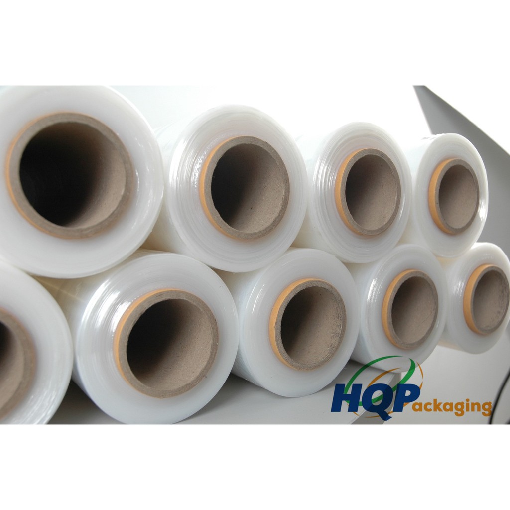 ฟิล์มยืด/ ฟิล์มพันพาเลท/ พลาสติกแรป/ Stretch Films/ PE film หนา 17 ไมครอน กว้าง 50 ซม. ยาว 300