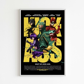 KICK ASS  Poster โปสเตอร์ภาพขนาด 33X48 cm