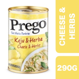 Prego Cheese &amp; Herbs Pasta Sauce 290g (Malaysia) ++ พรีโก้ ชีส แอนด์ เฮิร์บ พาสต้า ซอส 290กรัม (มาเลเซีย)