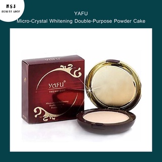 ลดล้างสต๊อก [1 ฟรี 1] แป้งตลับ YAFU Micro-Crystal Whitening Double-Purpose Powder Cake ยาฟู ไมโคร-คริสตัล