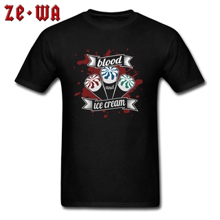 [COD]เสื้อยืด ลายไอศกรีมเลือด และไอศกรีม สไตล์เรโทร สําหรับวัยคุณแม่