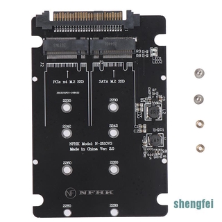 ( Sf ) อะแดปเตอร์แปลง M. 2 Ssd To U . 2 Nvme Sata Ngff Ssd To Pci - E U. 2