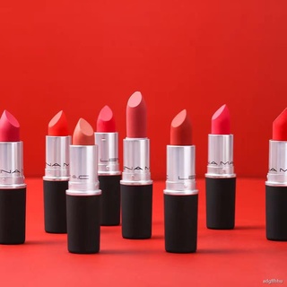 ❉✺MAC POWDER KISS LIPSTICK ลิปสติกของแท้ 100% ลิปสติกยอดฮิต กันน้ำได้ มีหลายเฉดสีให้เลือก