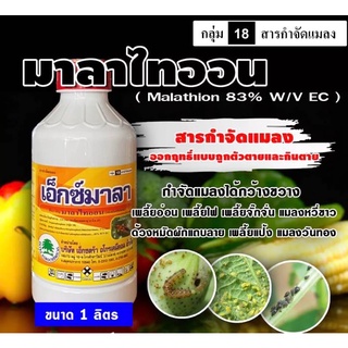 มาลาไทออน ( malathion )กำจัดแมลงศัตรูพืช เพลี้ยอ่อน เพลี้ยไฟ หนอนใยผัก หนอนกระทู้ แมลงหวี่ขาว แมลงวันทอง เพลี้ยแป้ง