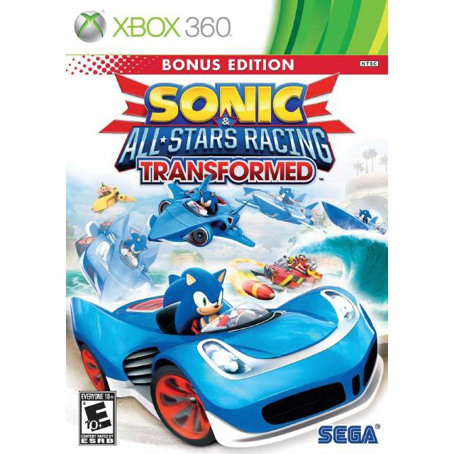 แผ่น XBOX 360 Sonic and All Stars Racing Transformed ใช้กับเครื่องที่แปลงระบบ JTAG/RGH