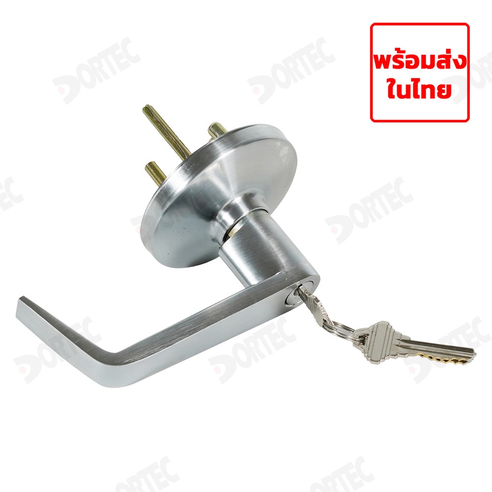 กุญแจมือจับก้านโยก ประตูหนีไฟ DORTEC H102  SS304 [ใช้กับ คานผลักประตูหนีไฟ]
