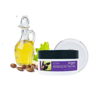 KSA Argan Revitalizing Hair Mask Detox มาส์กหมักผมสูตรพิเศษ 300 ml.