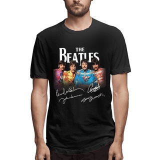 เสื้อยืด พิมพ์ลาย The Beatles John Lennon สีเทาเข้ม สไตล์สตรีท สําหรับผู้หญิง