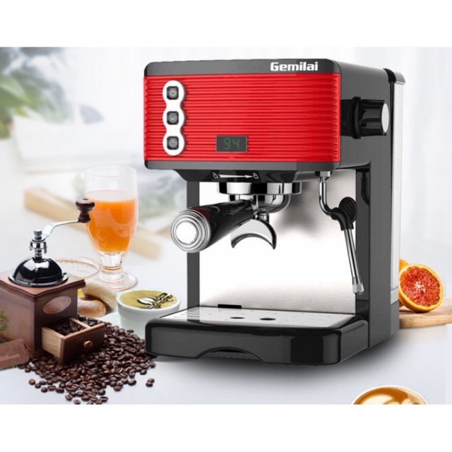 🔥Hot promotion Gemilai 3601 🔥 !!! เครื่องชงกาแฟ Gemilai crm 3601 coffee maker แถมฟรีแทมเปอร์สแตนเลส