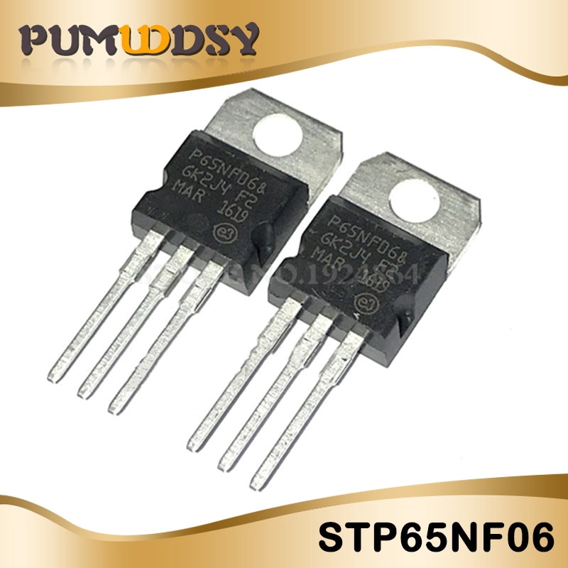10pcs P65NF06 TO-220 STP65NF06 TO220 65NF06 ใหม่
