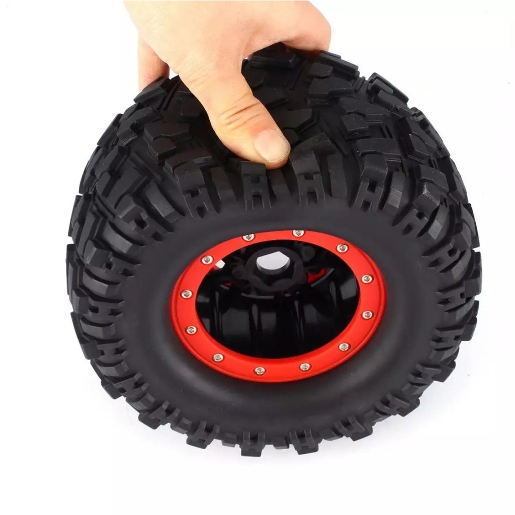 RC 1/8 ล้อบิ๊กฟุต 2PCS AUSTAR 3013R ขอบล้อยางสำหรับ 1/8 Truggy รถบิ๊กฟุต 17mm HEX