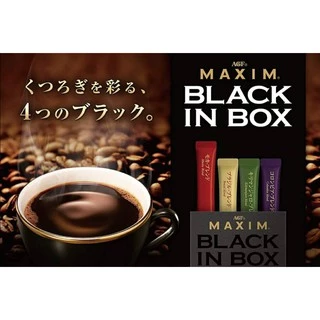 [🔥พร้อมส่ง🔥] กาแฟ Maxim Black in Box 50 ซอง กาแฟแม็กซิมญี่ปุ่นที่รวบรวม รสชาติทั้ง 4 ประเทศภายในกล่อง