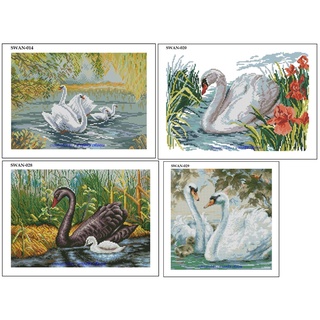 ครอสติช-ไม่พิมพ์ลาย-SWAN-014,20,2829 (พร้อมส่ง)