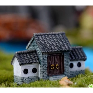 บ้านจีน ตุ๊กตาจิ๋ว โมเดลจิ๋ว แต่งสวน ตุ๊กตาแต่งสวนจิ๋ว ตุ๊กตาจัดสวนถาด