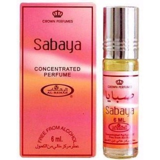 น้ำหอม Oil Perfume AL REHAB กลิ่น SABAYA 6 ml. น้ำหอม​แท้ น้ำหอมออยล์ ​