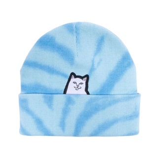 SLUM LTD - RIPNDIP Lord Nermal Beanie Light Blue Tie Dye