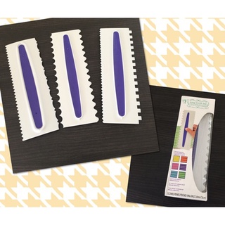 3pcs Decorating Comb Set size 23x8 cm