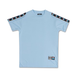 SLUM LTD - PINK DOLPHIN WAVE SPORT TEE Blue