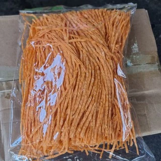ปลาเส้น รสบาบีคิว ถุงใหญ่ อร่อย สะอาด ขนมปลาเส้นยาว