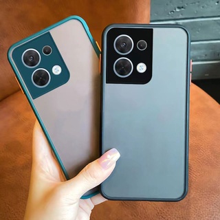 เคสขอบสี เคส กันกระแทก OPPO Reno 8T 9 8Z 8 Pro Plus 5G 4G 2023