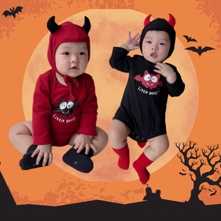 Little devil Bodysuit ชุดปีศาจน้อยพร้อมหมวก #ชุดฮาโลวีน #Halloween #ชุดแฟนซี