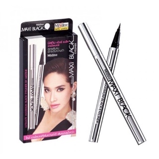 (ใช้โค้ด INCM8L3 ลด 50% สูงสุด 50 บาท)  MISTINE MAXI BLACK EYELINER อายไลเนอร์ มิสทิน แม็กซี่ แบล็ค