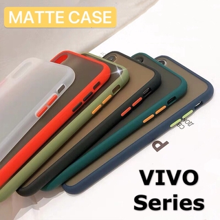 เคสกันกระแทก ขอบสีหลังขุ่น เคสวีโว่ Case Vivo Y31,V20SE,V20Pro,Y20,Y20i,Y20S,V20,Y12S,Y30