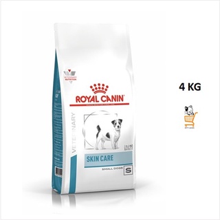 Royal Canin VET Dog Skin Care Adult Small [ 4 KG ] อาหารสุนัขพันธุ์เล็ก ผิวแพ้ง่าย บำรุงผิว สุนัข เม็ดเล็ก