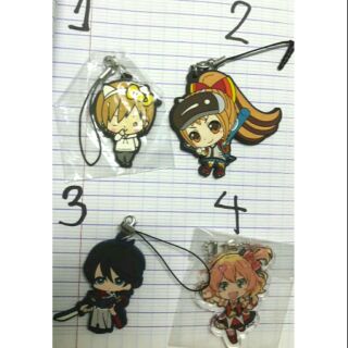 Anime Japan Rubber Acrylic Strap Keyring สายห้อย สแตรปยาง พวงกุญแจ อนิเมะ การ์ตูน มังงะ ของสะสม ญี่ปุ่น  Sega Banpresto