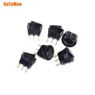 (guyu) ใหม่ 5 ชิ้น/ชุด 12 v อุปกรณ์สวิตช์คันโยกมีไฟ led สําหรับติดรถยนต์