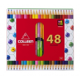 ดินสอสีคลอรีน 2 หัว 48 สี