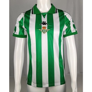 เสื้อกีฬาแขนสั้น ลายทีมชาติฟุตบอล Betis 93-94 ย้อนยุค คุณภาพสูง AAA S-XXL