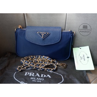 Prada พรีเมี่ยทกิฟ สีกรมน้ำเงิน