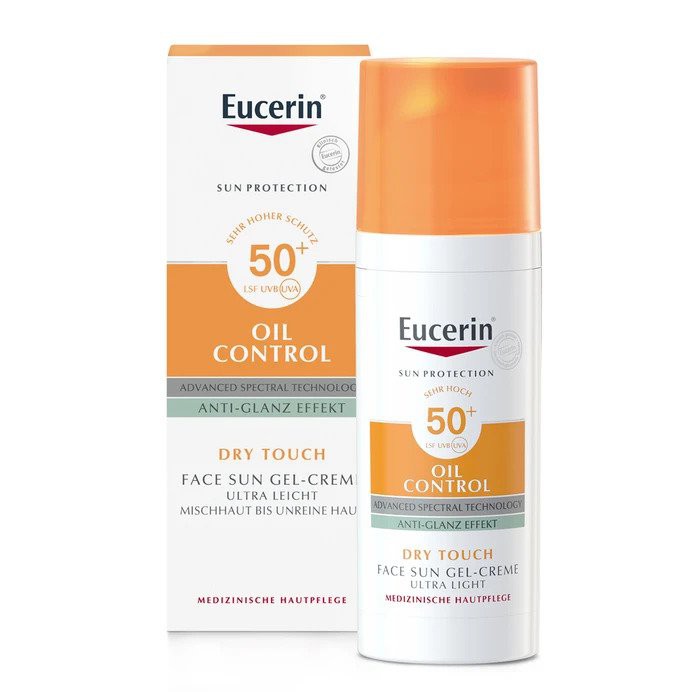 Eucerin Sun GelCreme Oil Control Dry Touch SPF 50+ 50ml. Shopee Thailand