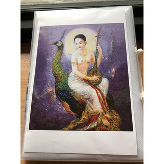 พระสรัสวดี ชุดปักครอสติช ,Cross Stitch Kit (Pre Order)