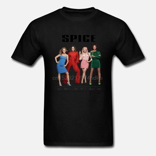 เสื้อยืดผ้าฝ้ายพิมพ์ลายแฟชั่น ขายดี เสื้อยืด พิมพ์ลาย Spice World UK Ireland Tour Reunion 2 NGnmpa09EIpijl80 สไตล์คลาสสิ