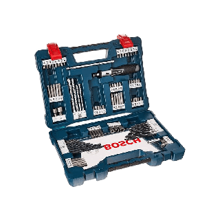 BOSCH ชุดไทเทเนียม V-Line Bosch 91 ชิ้น สำหรับการเจาะและการขันสกรู #2607017402 | MODERNTOOLS OFFICIAL