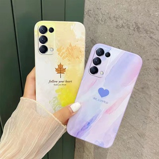 เคส OPPO Reno5 เคส OPPO Reno 5pro เคสป้องกันโทรศัพท์มือถือลายการ์ตูน เคสโทรศัพท์มือถือเพ้นท์สีน้ำมัน